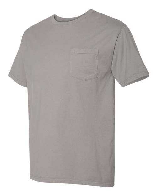 Comfortwash GDH150 Garment Dyed Pocket T-Shirt - Concrete Grey - HIT a Double