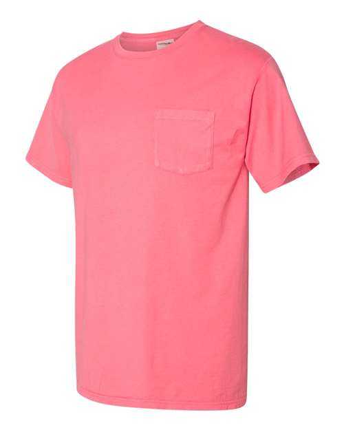 Comfortwash GDH150 Garment Dyed Pocket T-Shirt - Coral Craze - HIT a Double