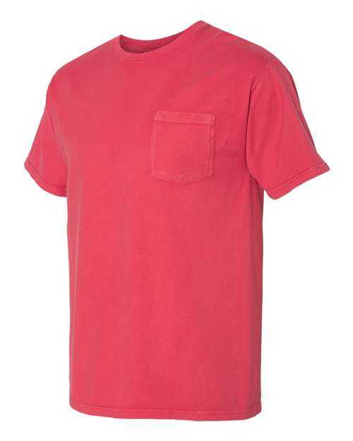 Comfortwash GDH150 Garment Dyed Pocket T-Shirt - Crimson Fall - HIT a Double