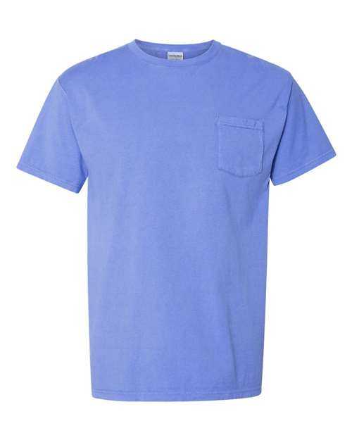 Comfortwash GDH150 Garment Dyed Pocket T-Shirt - Deep Forte Blue - HIT a Double