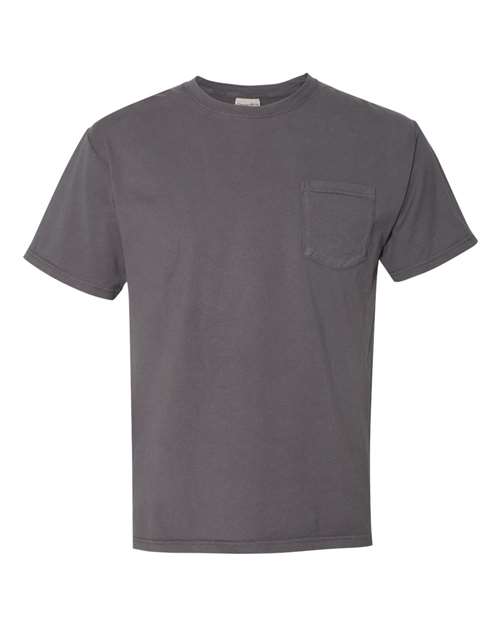 Comfortwash GDH150 Garment Dyed Pocket T-Shirt - New Railroad Grey - HIT a Double