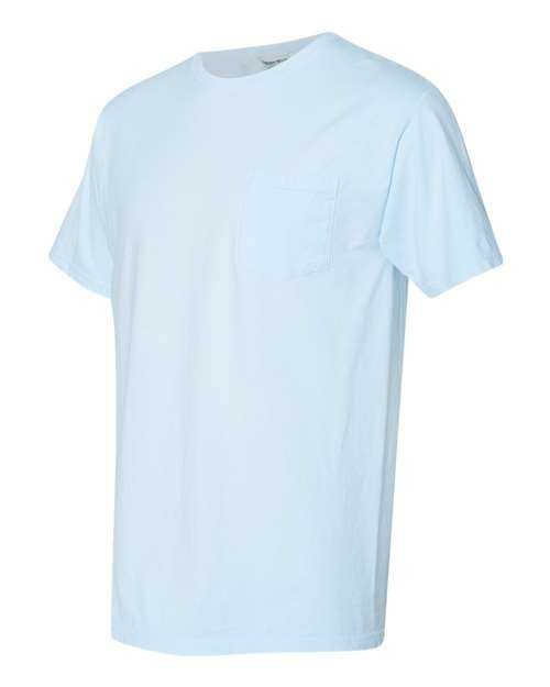 Comfortwash GDH150 Garment Dyed Pocket T-Shirt - Soothing Blue - HIT a Double