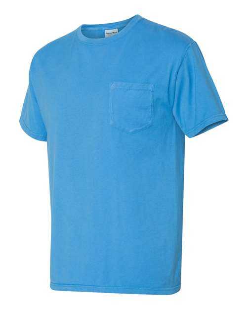 Comfortwash GDH150 Garment Dyed Pocket T-Shirt - Summer Sky Blue - HIT a Double
