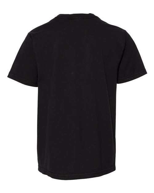 Comfortwash GDH175 Garment Dyed Youth Short Sleeve T-Shirt - Black - HIT a Double
