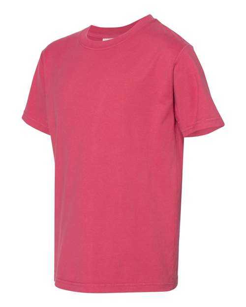 Comfortwash GDH175 Garment Dyed Youth Short Sleeve T-Shirt - Crimson Fall - HIT a Double