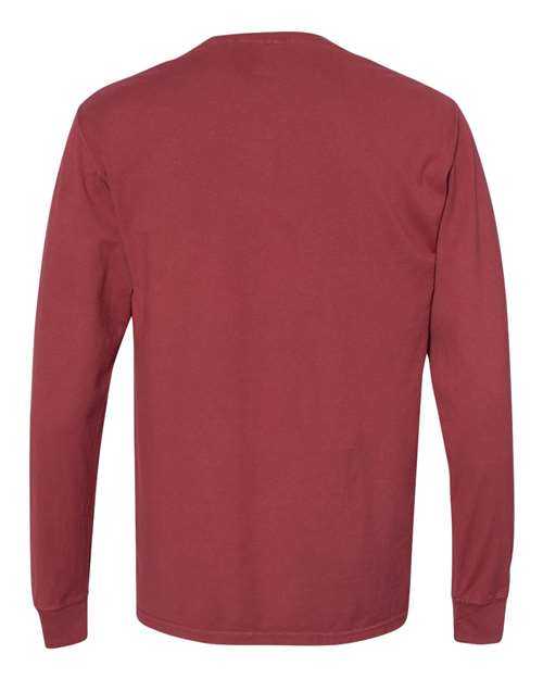 Comfortwash GDH200 Garment Dyed Long Sleeve T-Shirt - Cayenne - HIT a Double