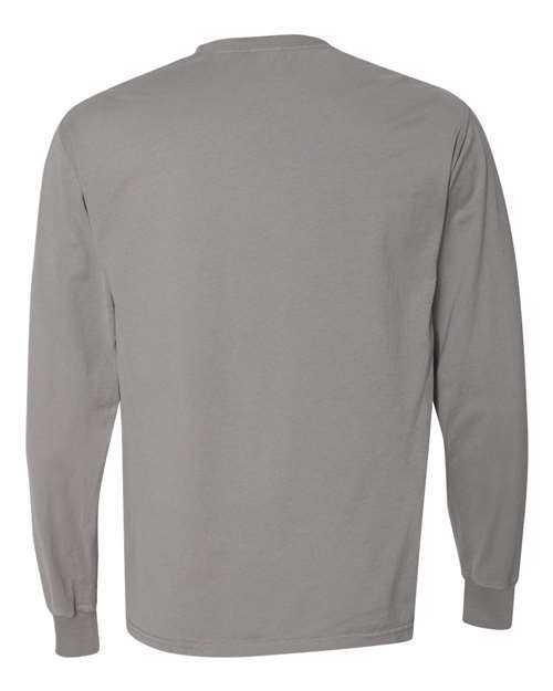 Comfortwash GDH200 Garment Dyed Long Sleeve T-Shirt - Concrete Grey - HIT a Double