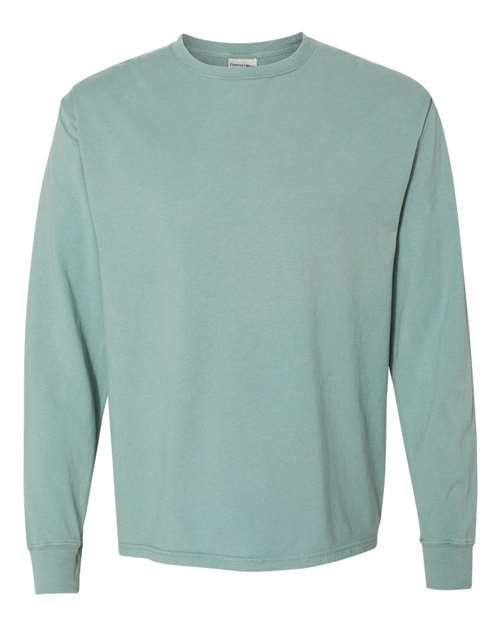 Comfortwash GDH200 Garment Dyed Long Sleeve T-Shirt - Cypress Green - HIT a Double