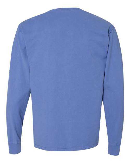 Comfortwash GDH200 Garment Dyed Long Sleeve T-Shirt - Deep Forte Blue - HIT a Double
