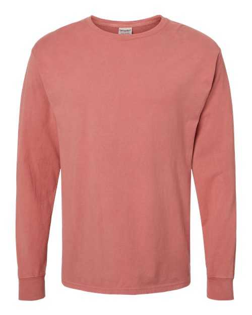 Comfortwash GDH200 Garment Dyed Long Sleeve T-Shirt - Nantucket Red - HIT a Double