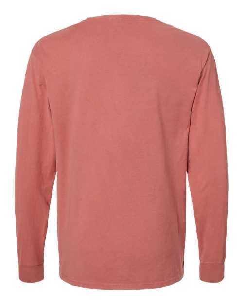 Comfortwash GDH200 Garment Dyed Long Sleeve T-Shirt - Nantucket Red - HIT a Double