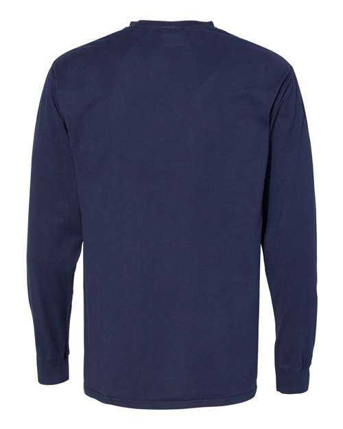 Comfortwash GDH200 Garment Dyed Long Sleeve T-Shirt - Navy - HIT a Double