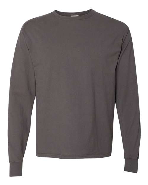Comfortwash GDH200 Garment Dyed Long Sleeve T-Shirt - New Railroad Grey - HIT a Double