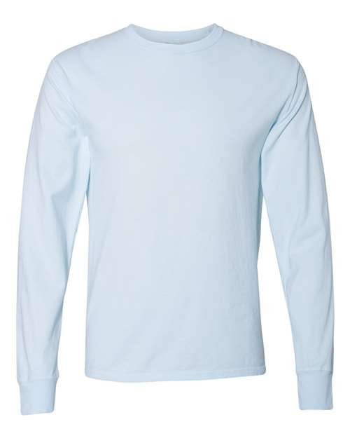Comfortwash GDH200 Garment Dyed Long Sleeve T-Shirt - Soothing Blue - HIT a Double