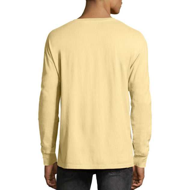 Comfortwash GDH200 Garment Dyed Long Sleeve T-Shirt - Summer Squash Yellow - HIT a Double