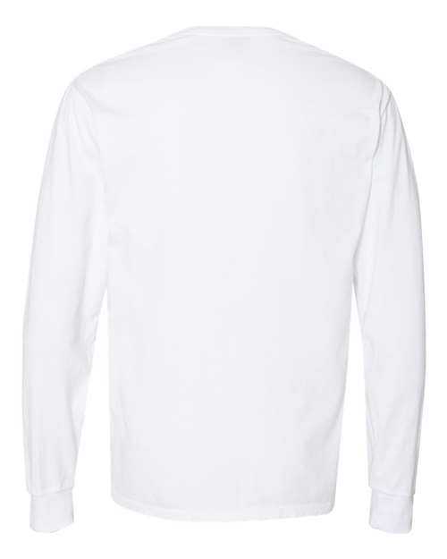 Comfortwash GDH200 Garment Dyed Long Sleeve T-Shirt - White - HIT a Double