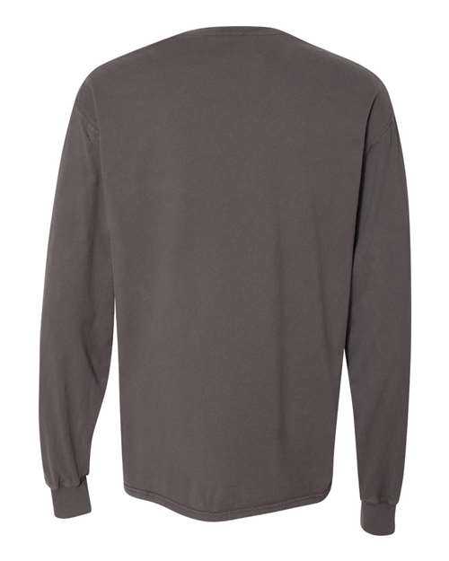 Comfortwash GDH250 Garment Dyed Long Sleeve T-Shirt With a Pocket - New Railroad Grey - HIT a Double