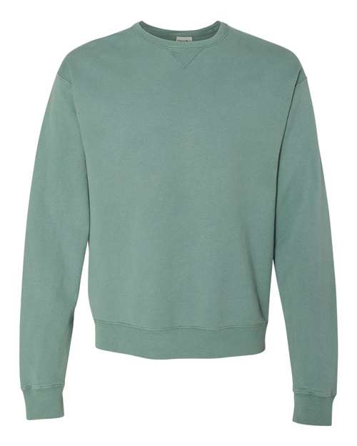 Comfortwash GDH400 Garment Dyed Unisex Crewneck Sweatshirt - Cypress Green - HIT a Double