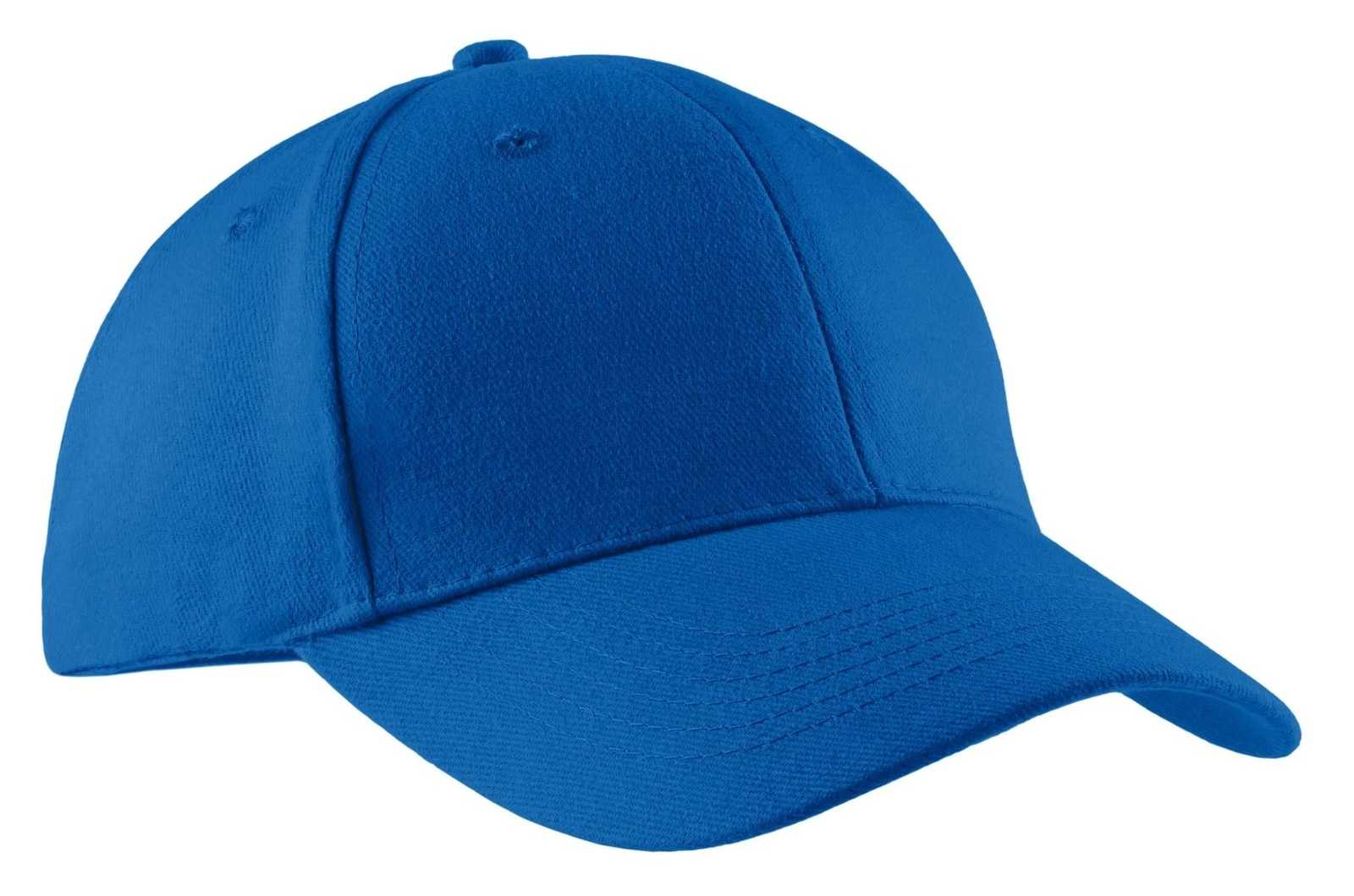 Port & Company CP82 Port & Companybrushed Twill Cap - Royal - HIT a Double - 1