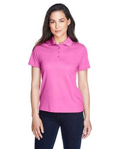 Core 365 78181 Ladies&#39; Origin Performance Pique Polo - Charity Pink - HIT a Double