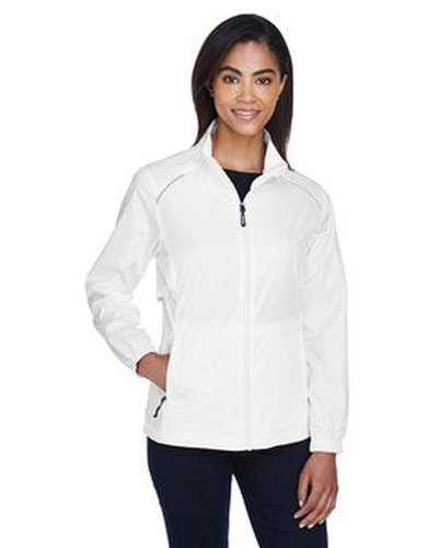 Core 365 78183 Ladies&#39; Motivate Unlined Lightweight Jacket - White - HIT a Double