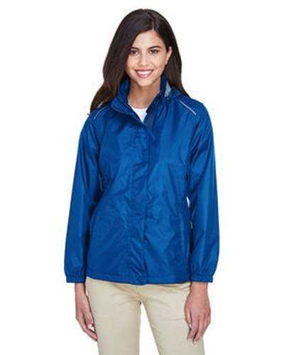 Core 365 78185 Ladies&#39; Climate Seam-Sealed Lightweight Variegated Ripstop Jacket - True Royal - HIT a Double