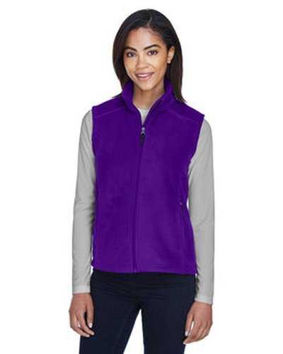 Core 365 78191 Ladies' Journey Fleece Vest - Campus Purple - HIT a Double