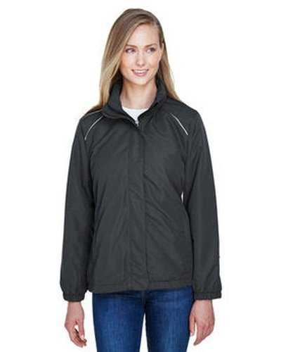 Core 365 78224 Ladies&#39; Profile Fleece-Lined All-Season Jacket - Carbon - HIT a Double