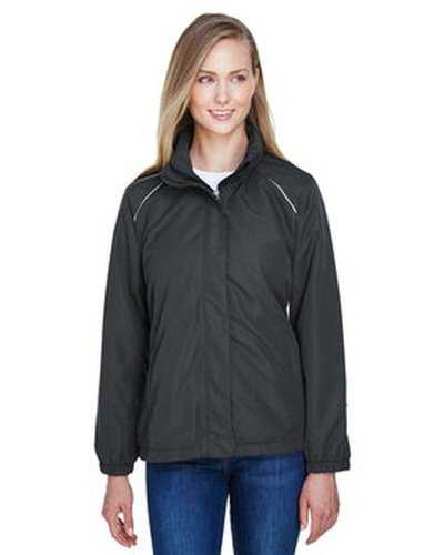 Core 365 78224 Ladies' Profile Fleece-Lined All-Season Jacket - Carbon - HIT a Double
