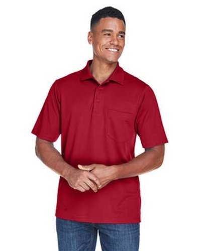 Core 365 88181P Men&#39;s Origin Performance Pique Polo with Pocket - Red - HIT a Double