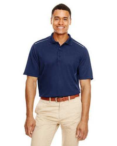 Core 365 88181R Men&#39;s Radiant Performance Pique Polo withReflective Piping - Navy - HIT a Double