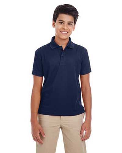 Core 365 88181Y Youth Origin Performance Pique Polo - Navy - HIT a Double