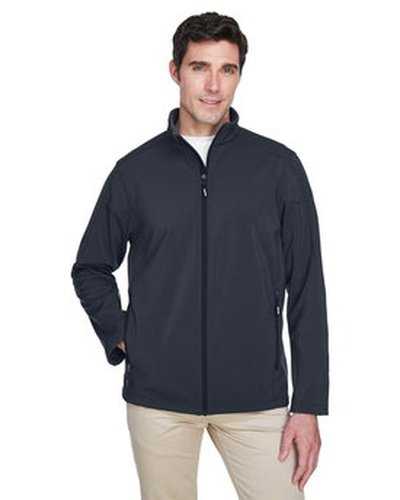 Core 365 88184 Men&#39;s Cruise Two-Layer Fleece Bonded SoftShell Jacket - Carbon - HIT a Double