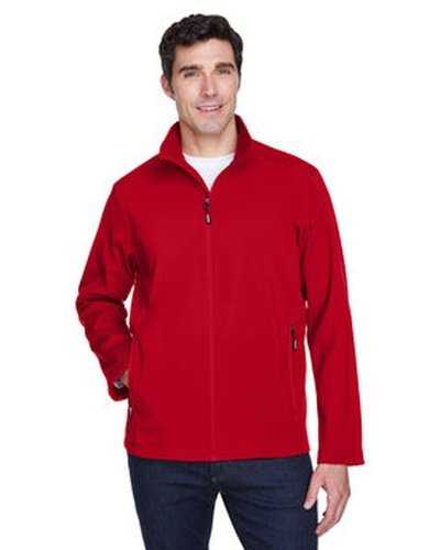 Core 365 88184 Men&#39;s Cruise Two-Layer Fleece Bonded SoftShell Jacket - Red - HIT a Double