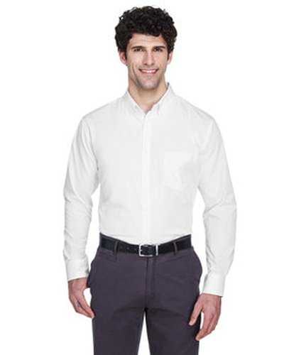 Core 365 88193 Men&#39;s Operate Long-Sleeve Twill Shirt - White - HIT a Double