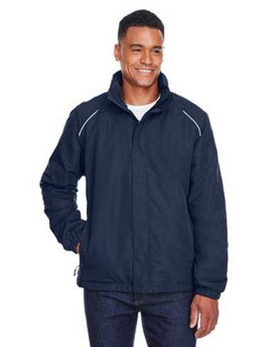 Core 365 88224T Men&#39;s Tall Profile Fleece-Lined All-Season Jacket - Navy - HIT a Double
