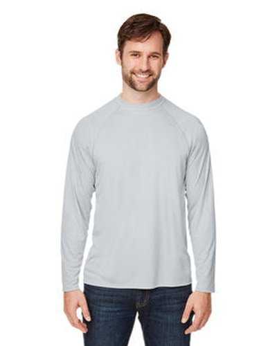Core 365 CE110 Unisex ULIGHTra Uvp Long-Sleeve Raglan T-Shirt - Platinum - HIT a Double