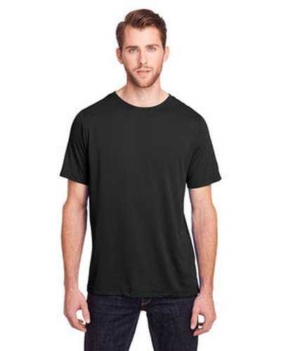 Core 365 CE111T Adult Tall Fusion Chromasoft Performance T-Shirt - Black - HIT a Double
