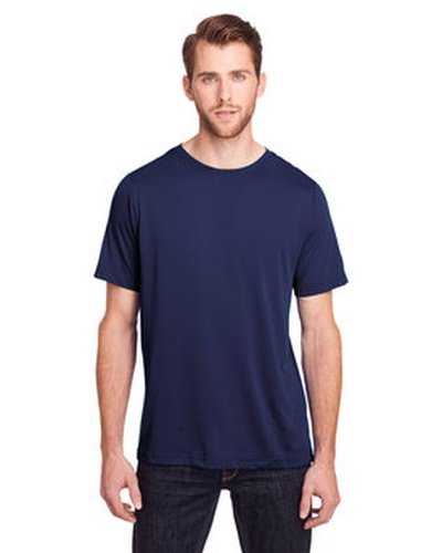 Core 365 CE111T Adult Tall Fusion Chromasoft Performance T-Shirt - Navy - HIT a Double