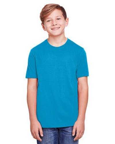 Core 365 CE111Y Youth Fusion Chromasoft Performance T-Shirt - Electric Blue - HIT a Double