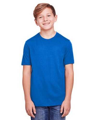 Core 365 CE111Y Youth Fusion Chromasoft Performance T-Shirt - True Royal - HIT a Double