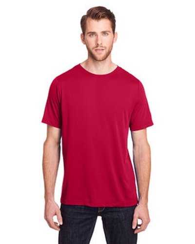 Core 365 CE111 Adult Fusion Chromasoft Performance T-Shirt - Red - HIT a Double