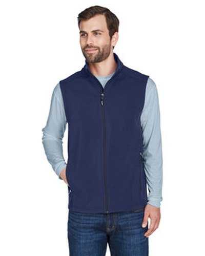 Core 365 CE701 Men's Cruise Two-Layer Fleece Bonded Soft Shell Vest - Navy - HIT a Double