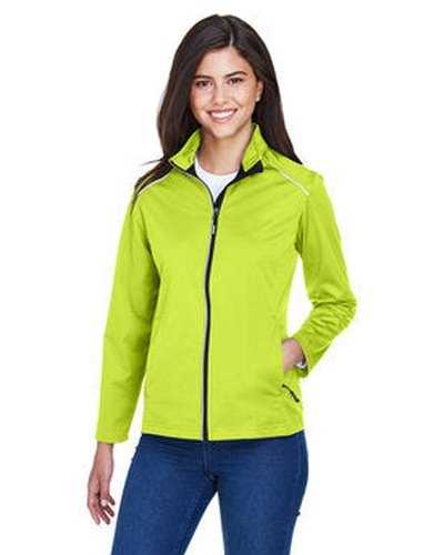Core 365 CE708W Ladies' Techno Lite Three-Layer Knit Tech-Shell - Safety Yellow - HIT a Double