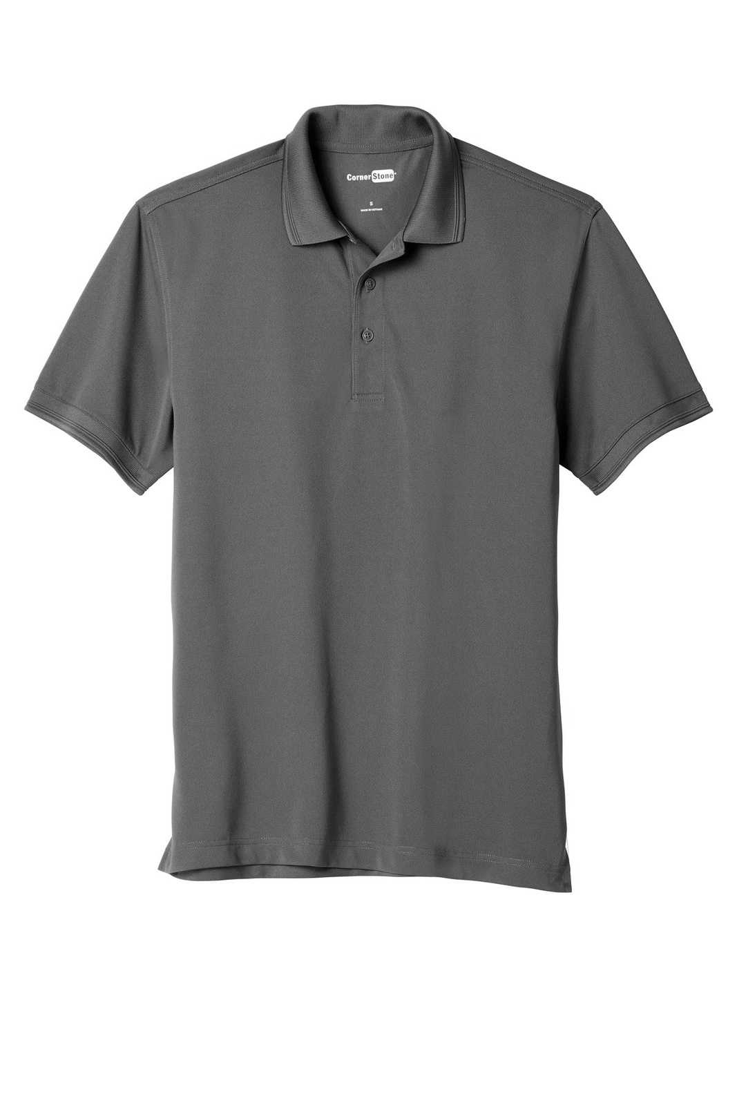 CornerStone CS4020 Industrial Snag-Proof Pique Polo - Charcoal - HIT a Double - 5