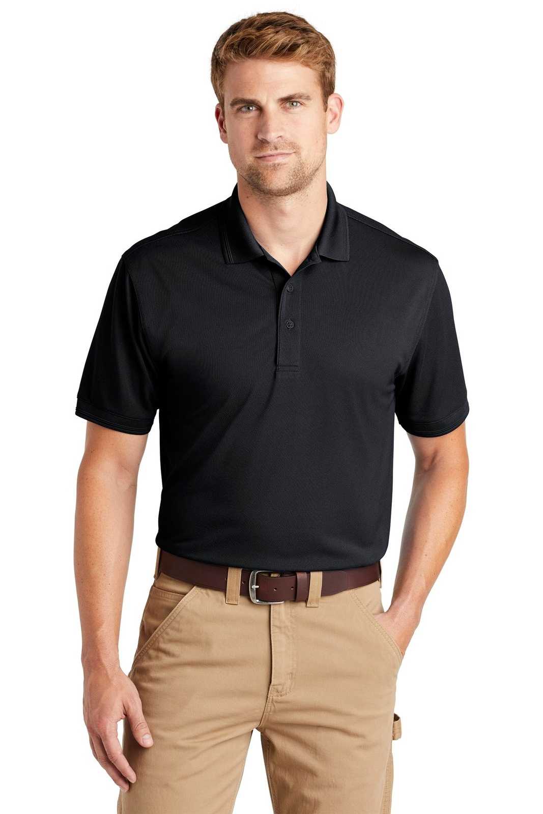 CornerStone CS4020 Industrial Snag-Proof Pique Polo - Navy Blue - HIT a Double - 1