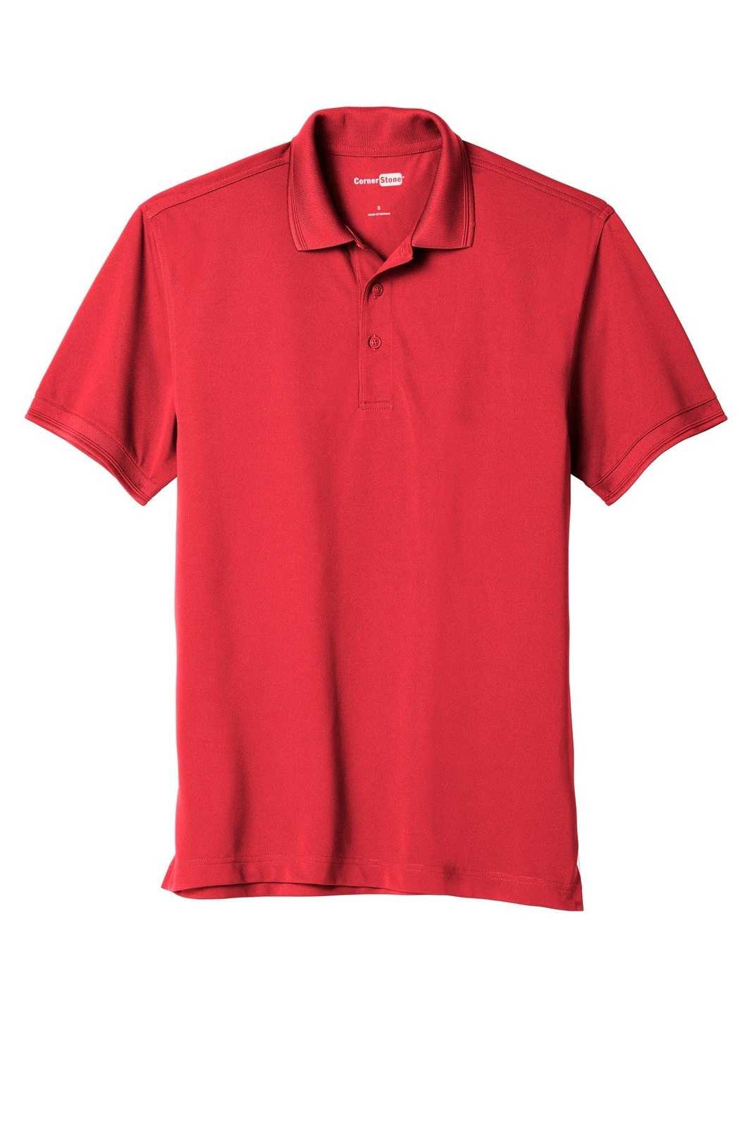 CornerStone CS4020 Industrial Snag-Proof Pique Polo - Red - HIT a Double - 5
