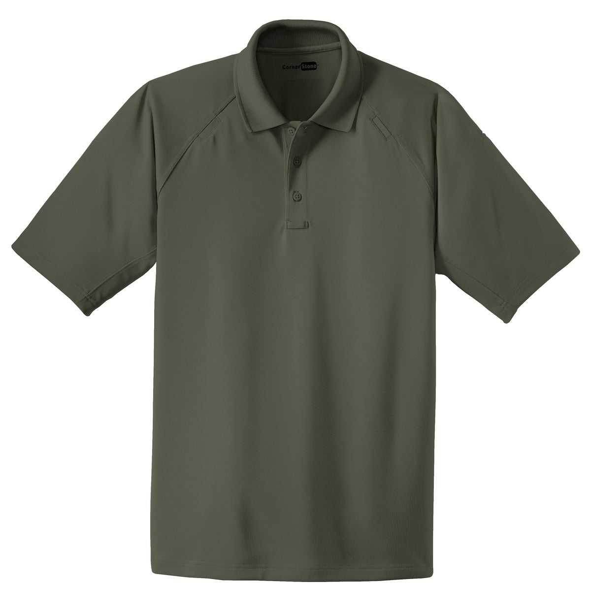 CornerStone CS410 Select Snag-Proof Tactical Polo - Tactical Green - HIT a Double - 4