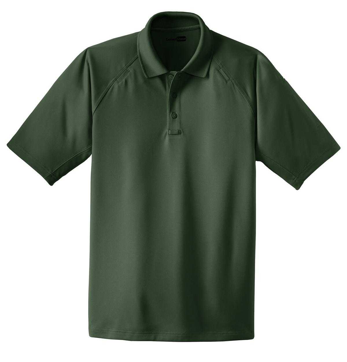 CornerStone CS410 Select Snag-Proof Tactical Polo - Dark Green - HIT a Double - 2
