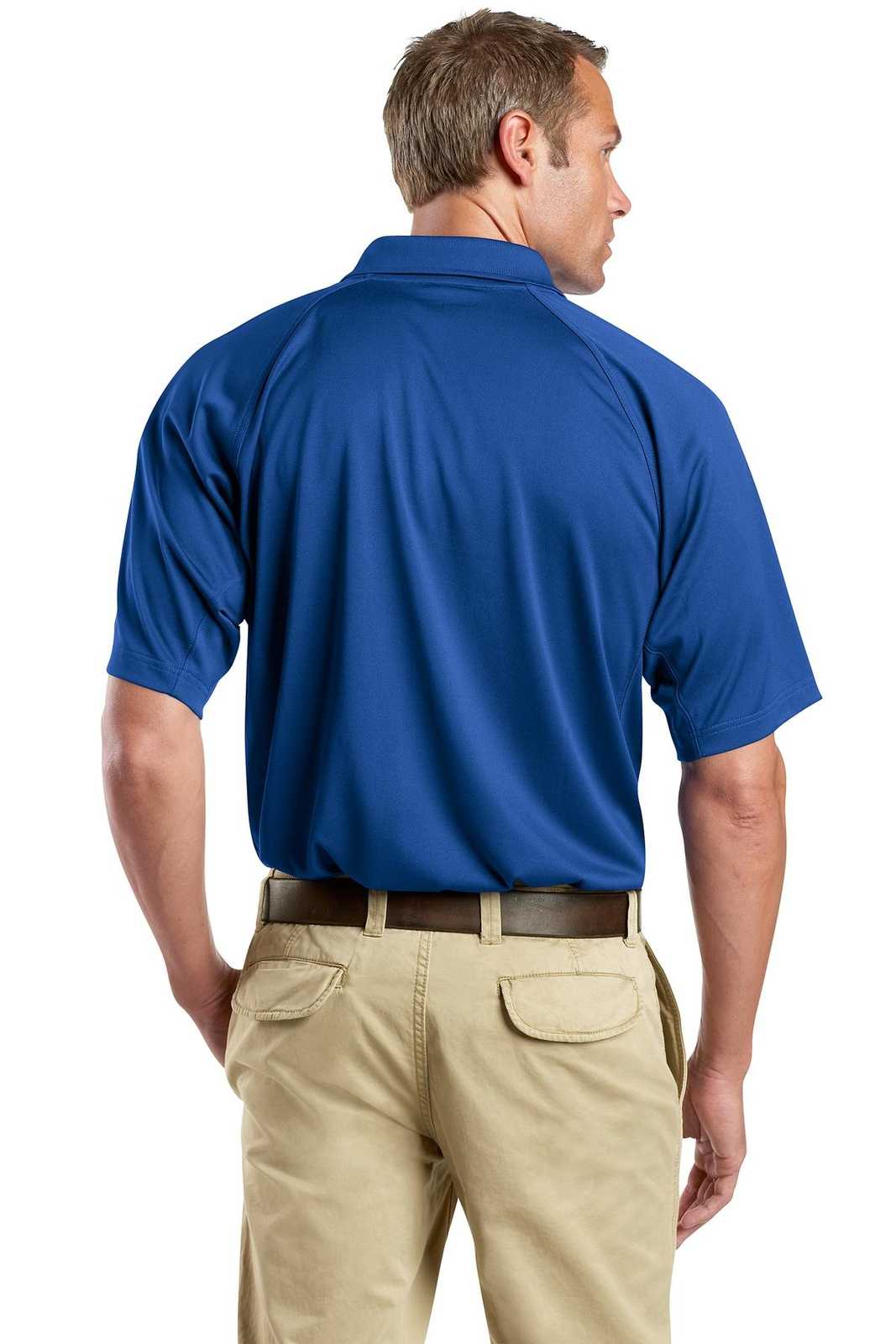 CornerStone CS410 Select Snag-Proof Tactical Polo - Royal - HIT a Double - 2